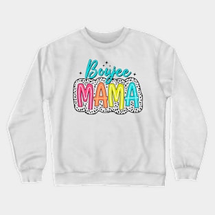 Boujee Mama, Dalmatian Dots, Mothers Day Crewneck Sweatshirt